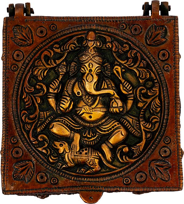 4" Lord Ganesha Box in Brass | Handmade | Made in India