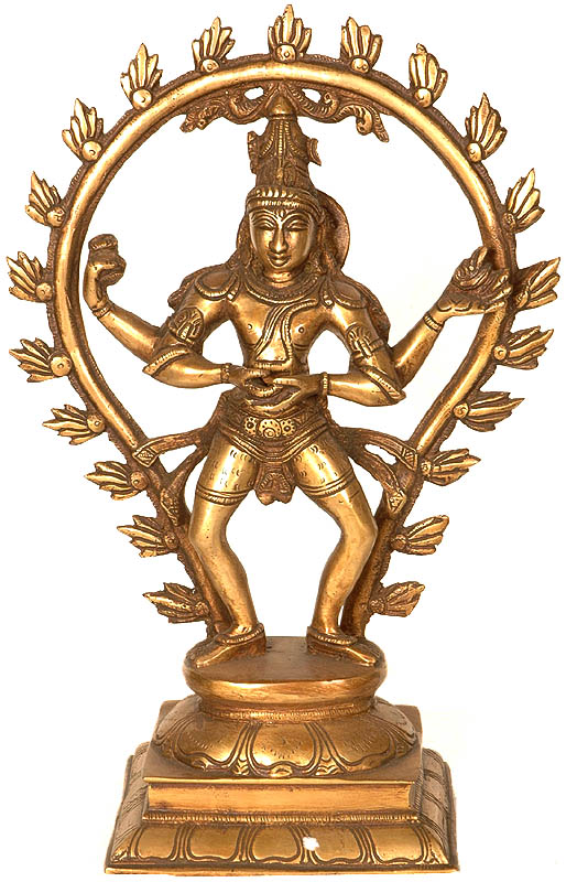 14" Shiva Breaks Into Tandava In Brass | Handmade | Made In India
