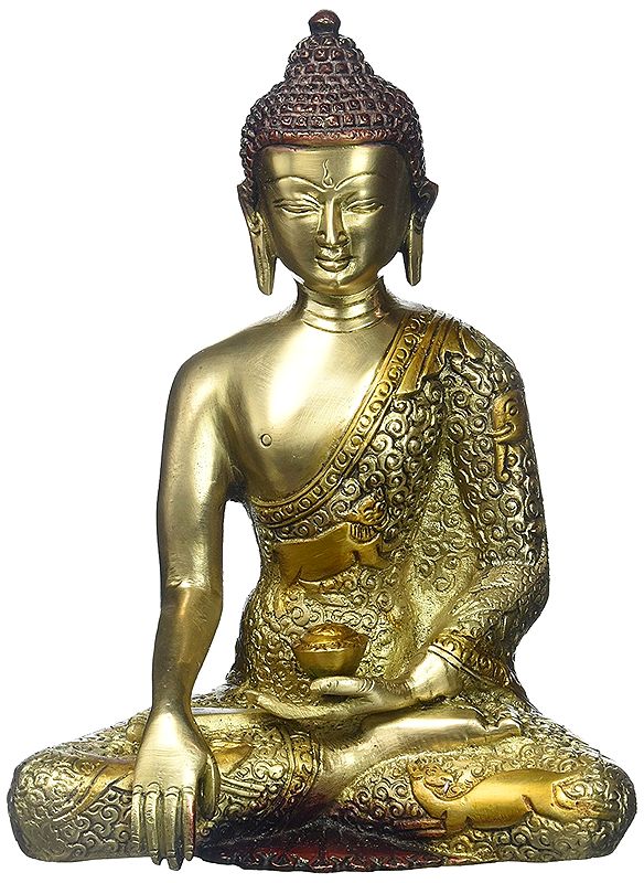 The Resplendent Buddha, Seated In His Calm Demeanour