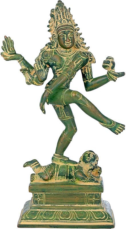 9" Dancing Shiva In Brass | Handmade | Made In India