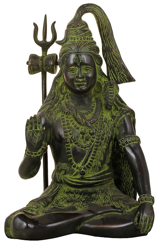 12" Bhagawan Shiva In Brass | Handmade | Made In India