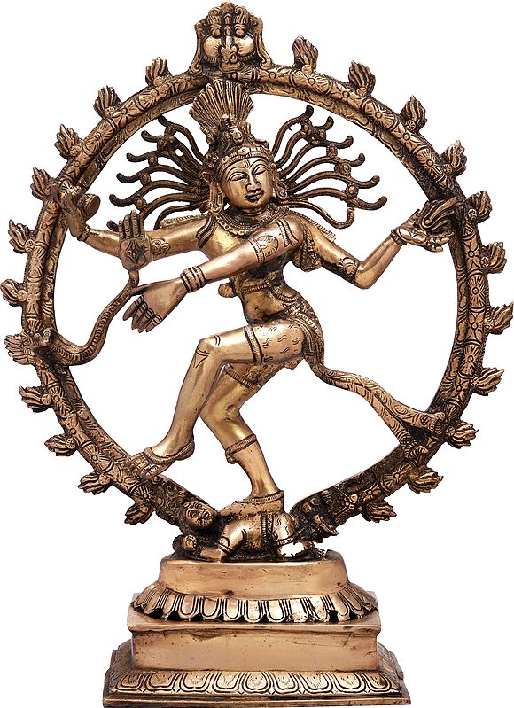 18" Nataraja In Brass | Handmade | Made In India