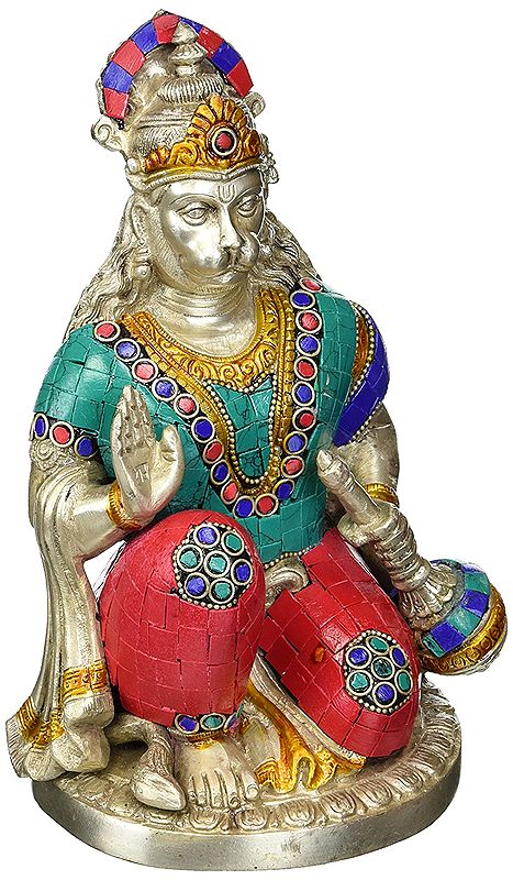 Seated Hanuman, Of Great Stateliness And Strength
