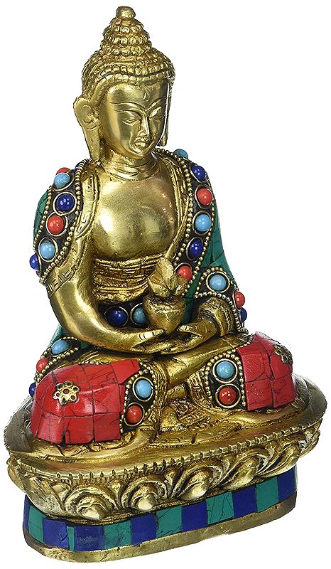 Medicine Buddha, In A Meditative Trance