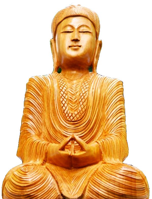 Meditating Buddha, His Composure Of Countenance One Of Spiritual Calm