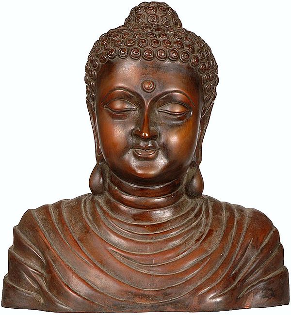 Bust Of The Buddha, Of Supremely Peaceful Composure Of Countenance