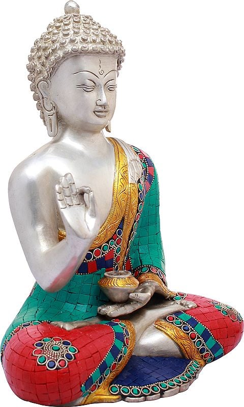 Shakyamuni Buddha in Preaching Mudra - Tibetan Buddhist