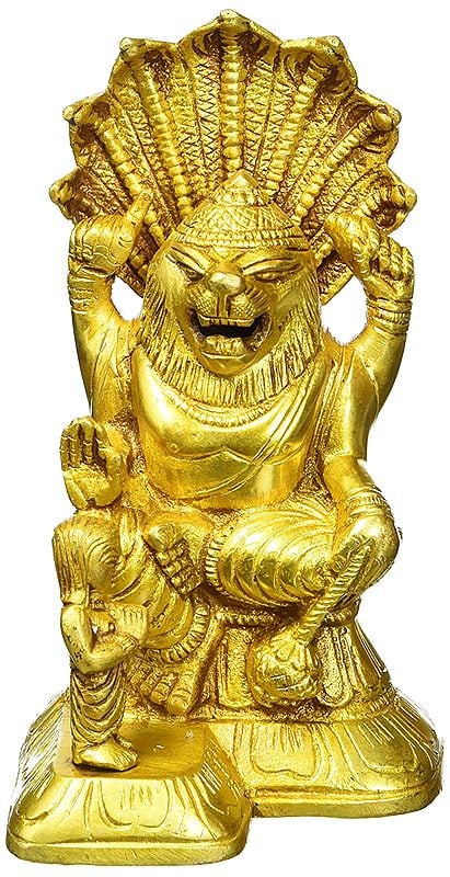 Narasimha Deity Brass Statue