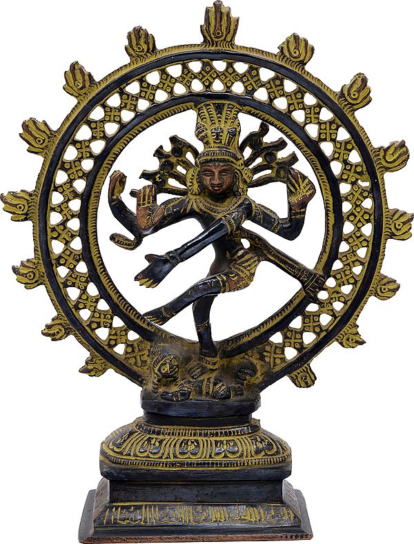 8" Nataraja In Brass | Handmade | Made In India