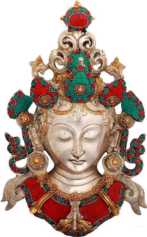 Tibetan Buddhist Deity Tara Mask (Wall Hanging)