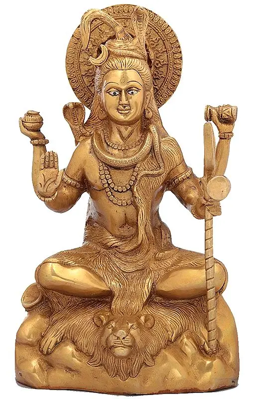 Lord Shiva In Blessing Mudra