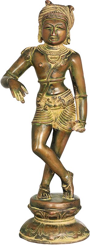 11" Vrishavahana Shiva In Brass | Handmade | Made In India