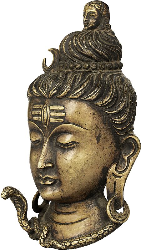Lord Shiva Wall Hanging Mask - Made in Nepal
