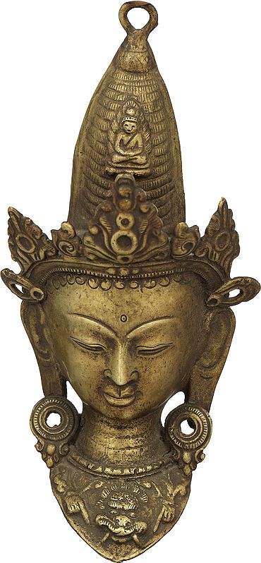 Tibetan Buddhist Wall Hanging Tara Mask - Made in Nepal