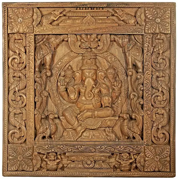 The Throne Ganesha Panel