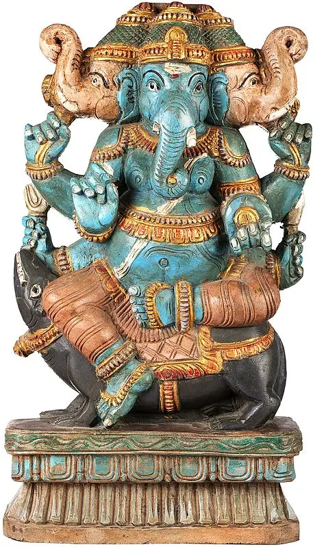Trimukha Bhagawan Ganesha