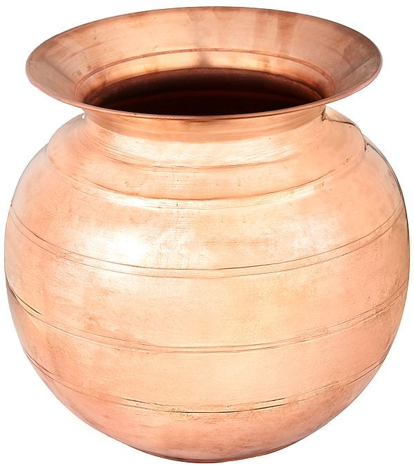 Pure Copper (Taamra) Puja Kalash