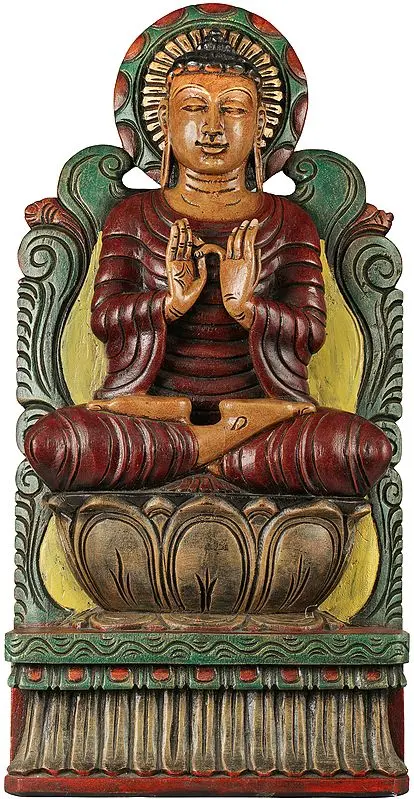 Buddha in Dharmachakra Mudra - Tibetan Buddhist