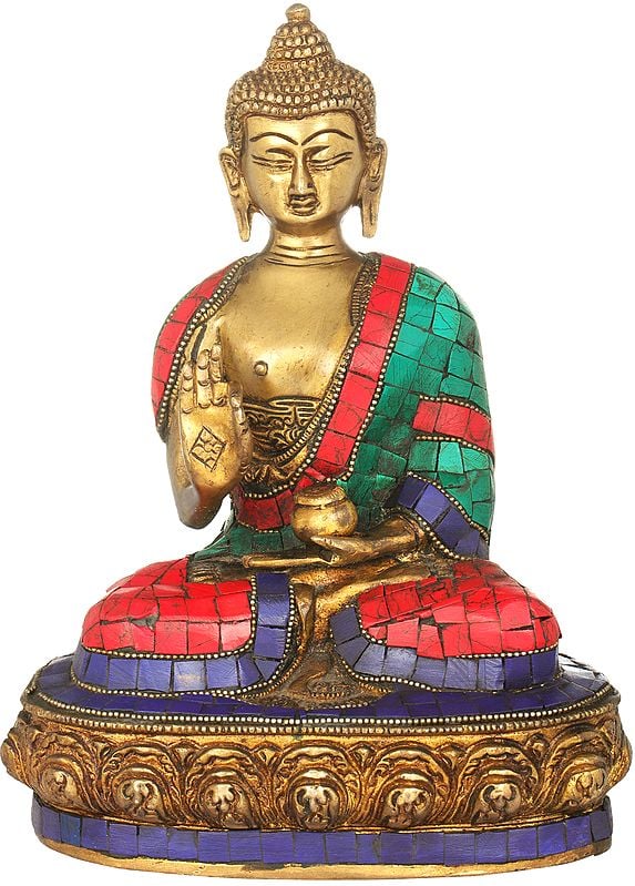 Lord Buddha Preaching His Dharma