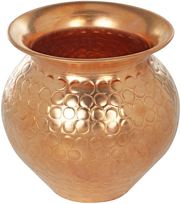 4" Puja Lota (Pot) in Brass | Handmade | Made in India