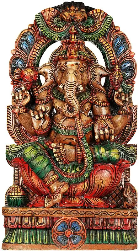 Lord Ganesha With Shaivite Tilak