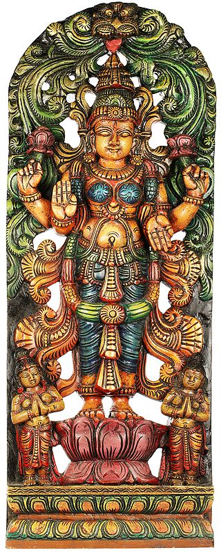 Large Size Standing Goddess Lakshmi