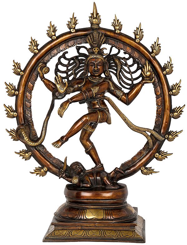 23" Nataraja - Brass Statue In Brass | Handmade | Made In India