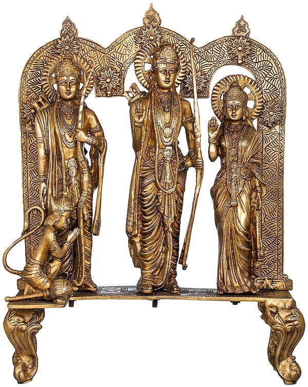 23" Rama Durbar In Brass | Handmade | Made In India