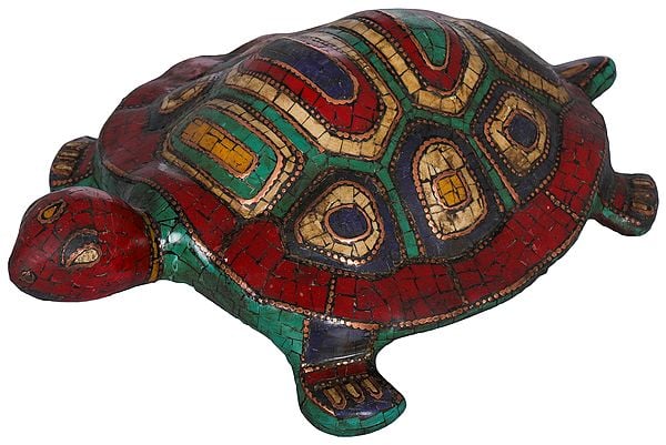Vastu Tortoise with Inlay Work - Made in Nepal