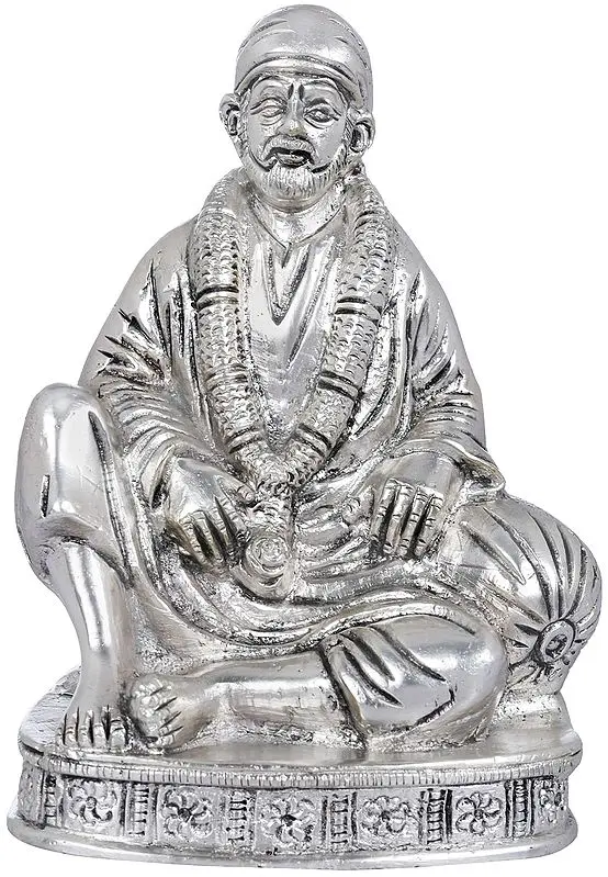 5" Shirdi Sai Baba In Brass | Handmade | Made In India