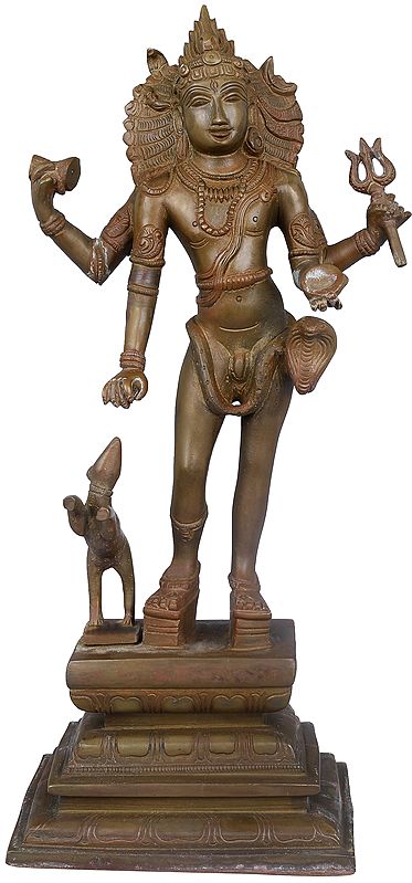 14" Bhikshasthana Shiva In Brass | Handmade | Made In India