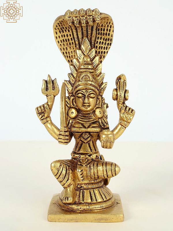 4" Small Fine Quality Mariamman Statue (South Indian Goddess Durga) | Handmade