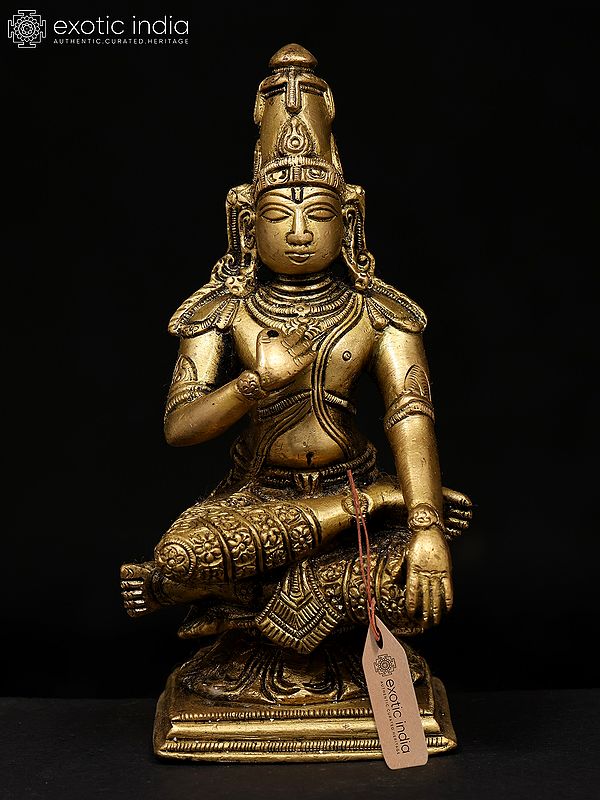 Handcrafted Small Size Brass Sculpture of Lord Rama
