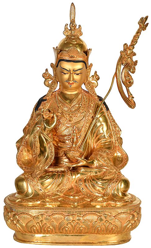 Tibetan Buddhist Deity Padmasambhava or Rin Poche (Made in Nepal)