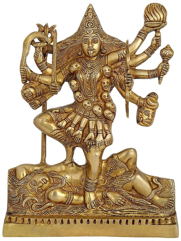 12" Kali In Brass | Handmade | Made In India