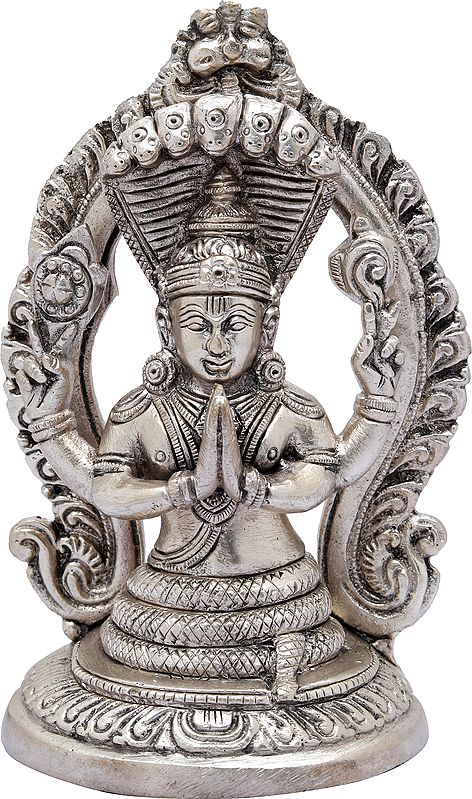 5" Brass Patanjali Idol | Handmade Statue | Made in India