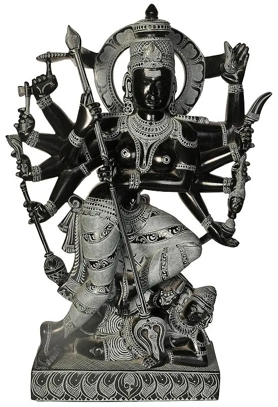 Goddess Durga Slaying the Demon Mahishasur