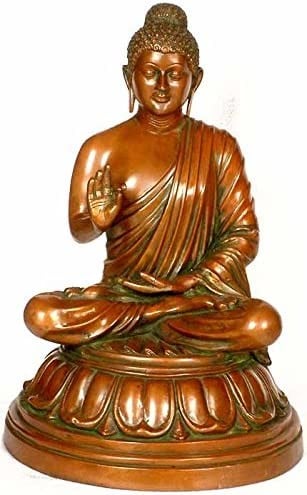 22" The Blessing Buddha In Brass | Handmade | Made In India