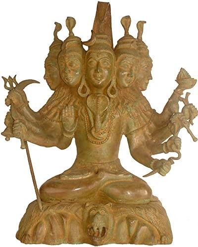 16" Sadashiva In Brass | Handmade | Made In India