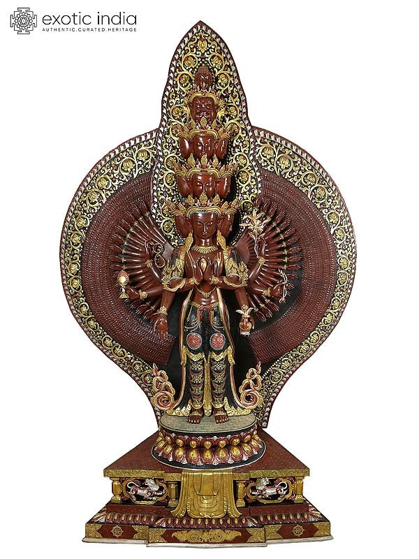 8 Feet Super Large Thousand Armed Avalokiteshvara Statue