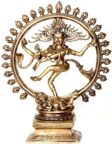 25" Dance Which Takes Place Within the Heart of Man In Brass | Handmade | Made In India