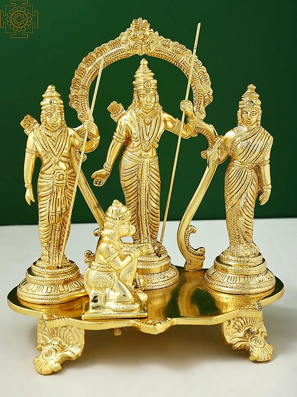 7" Ram Darbar In Brass