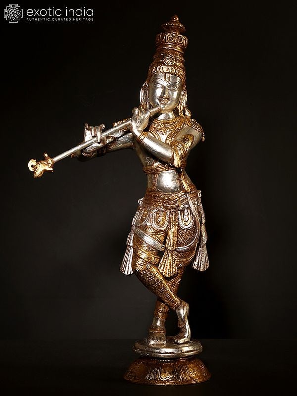 23" Shri Krishna Playing His Flute | Murlimanohar | Handmade
