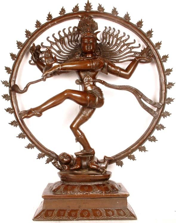 33" Large Size Nataraja In Brass | Handmade | Made In India