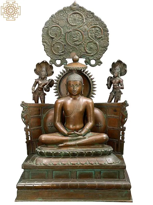 39" Large Lord Buddha with His Two Disciples