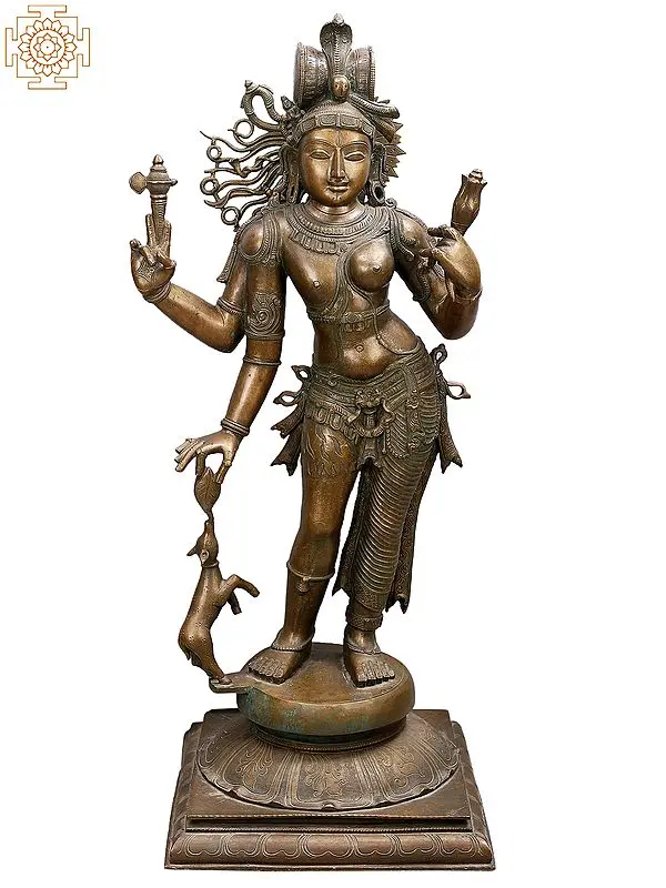 44" Large Ardhanarishvara