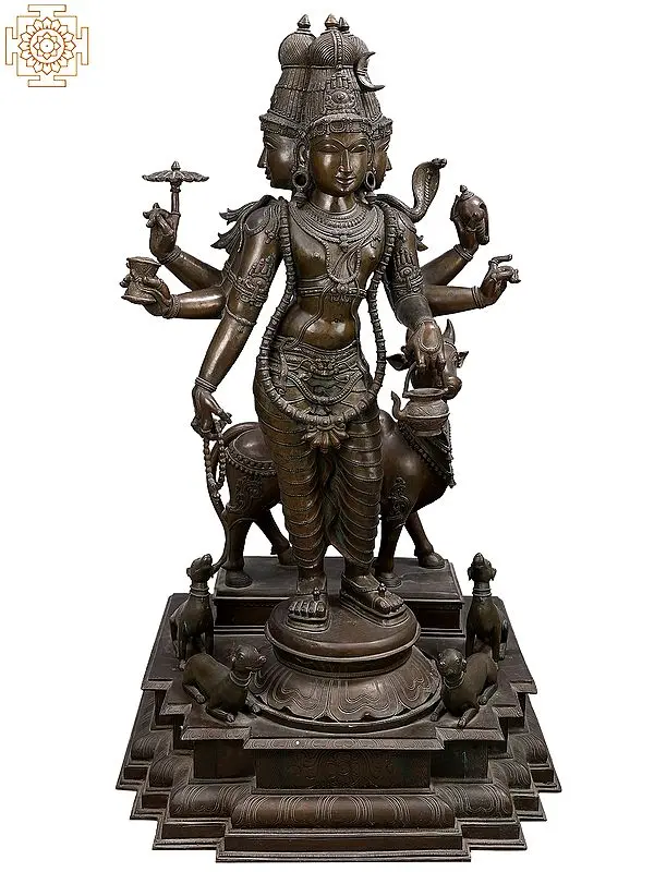 48" Large Bhagawan Dattatreya
