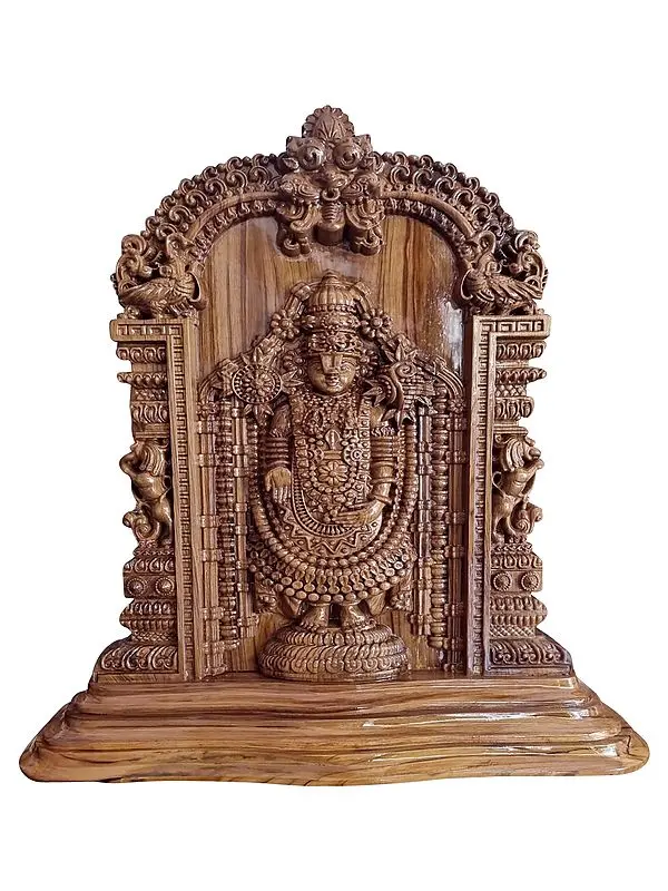 27" Wood Balaji | Wood Panel for Wall