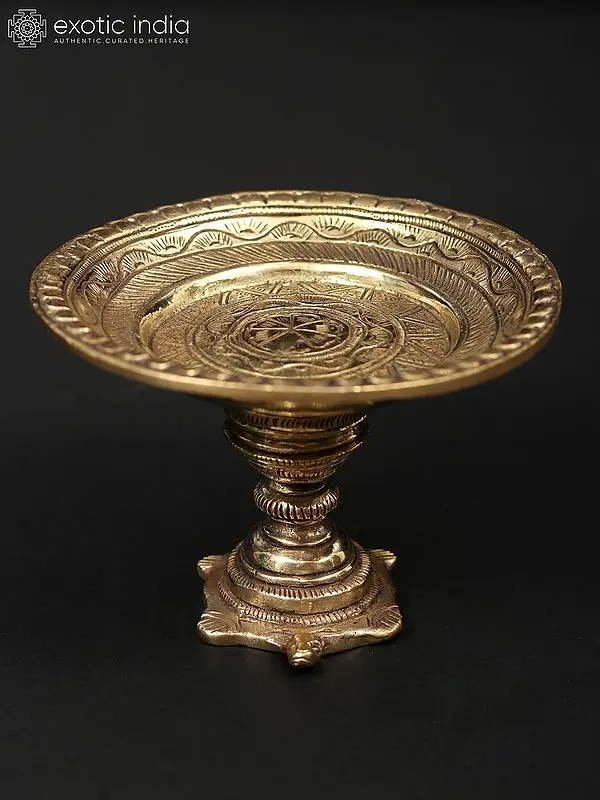 4" Brass Vastu Lamp