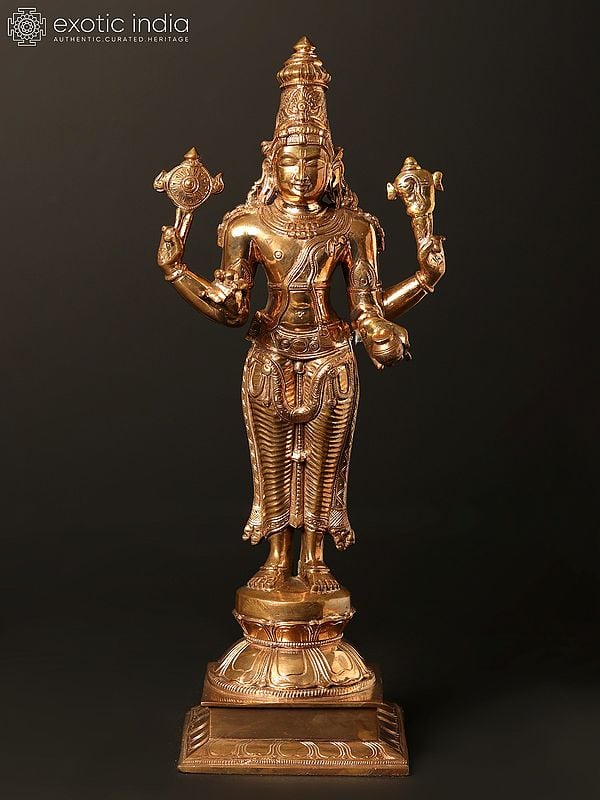 15" Bhagawan Dhanvantari - The Physician of The Devas | Bronze Sculpture